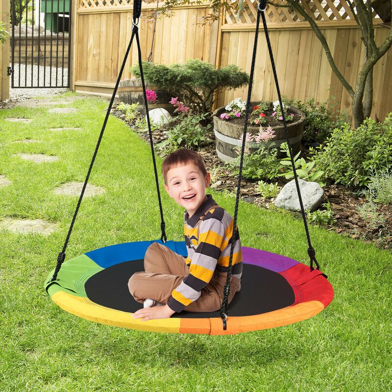 Flying Saucer Tree Swing Outdoor Play for Kids