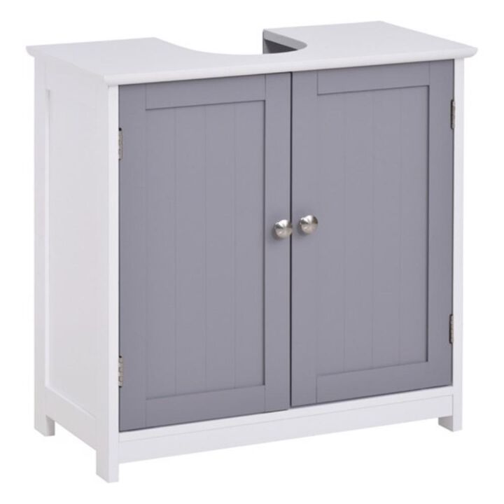 Bathroom Storage Cabinet with Shelves & Doors for Stylish & Space-Saving Organization