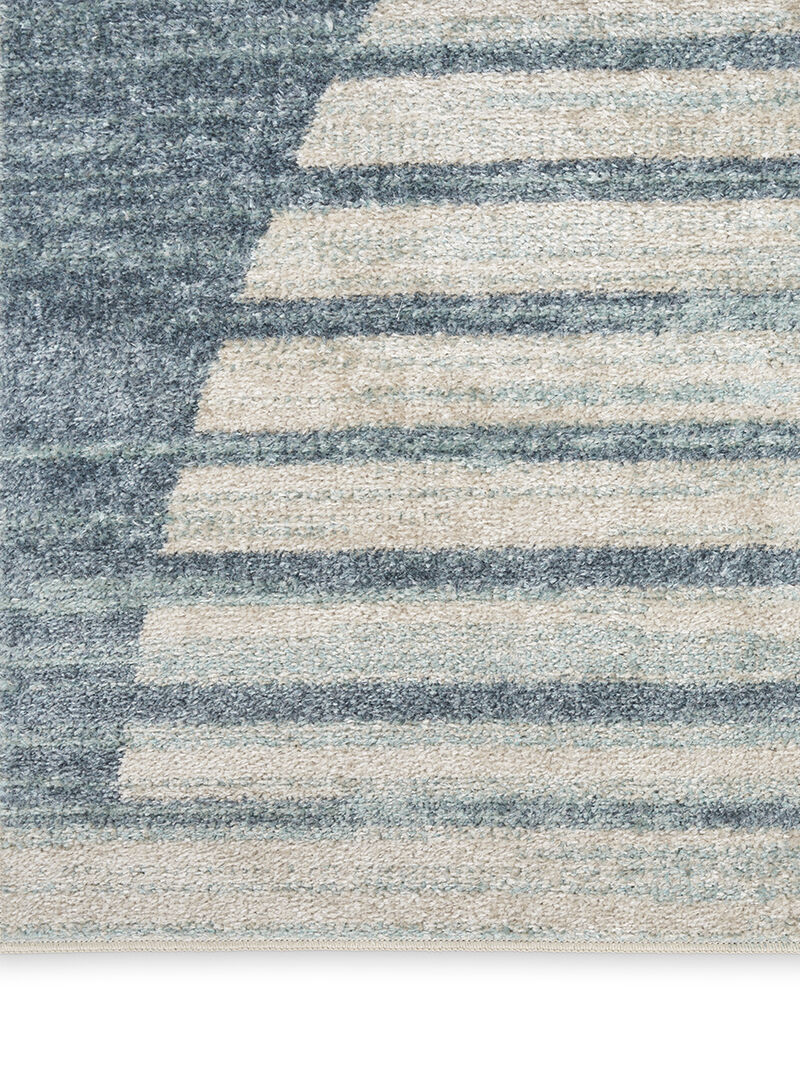 Astra Machine Washable ASW03 Blue 3'3" x 5' Rug