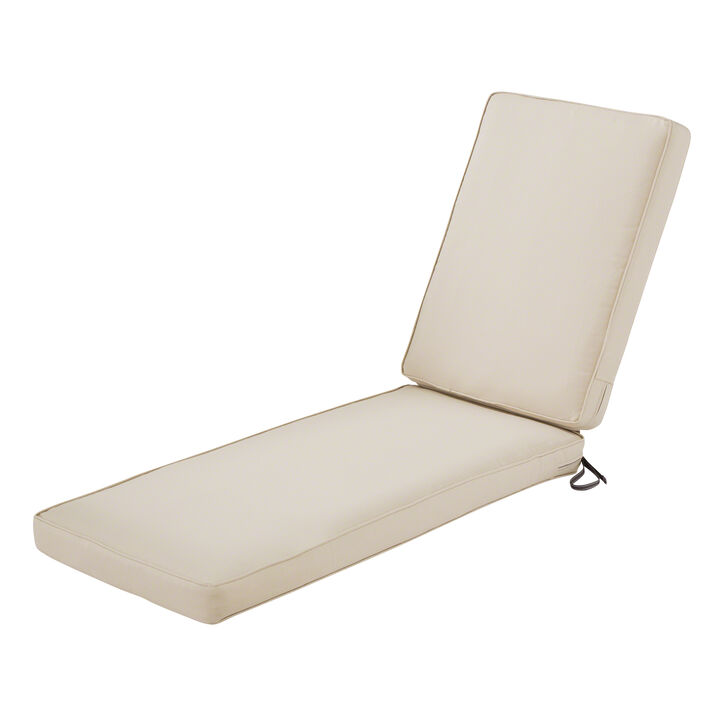 Classic Accessories Montlake Patio Furniture Cushion, 80" x 26" x 3", Antique Beige