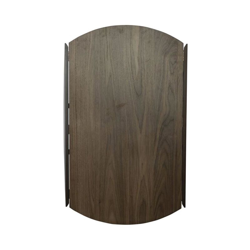 Starlight Canyon Home Round Dining Table with Drop Leaves – Small Round Kitchen Table in Brown