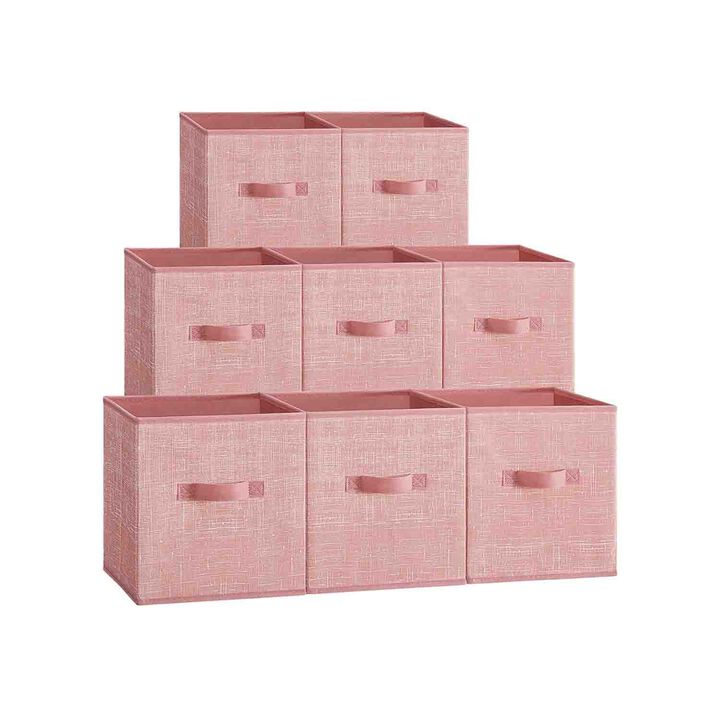 Set of 8 Storage Cubes for Versatile Organization and Stylish Home Décor