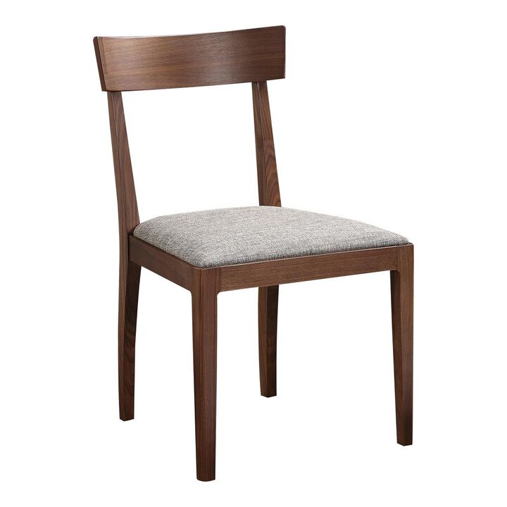 Moe's Home Collection Leone Dining Chair Walnut Set Of Two