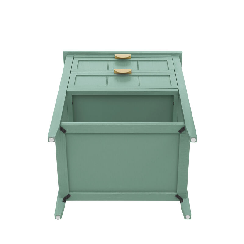 2 Drawer Side table,American style, End table,Suitable for bedroom, living room