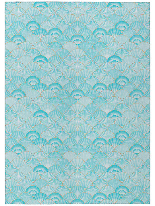 Seabreeze SZ2 Teal 5' x 7'6" Rug