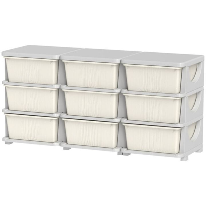 Clothes & Toy Cubby Storage Versatile Organizer for Kids’ Room & Closet