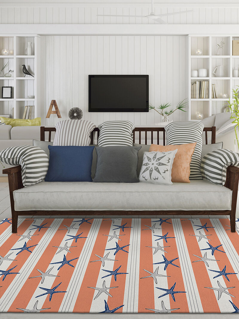Seabreeze SZ12 Salmon 3' x 5' Rug