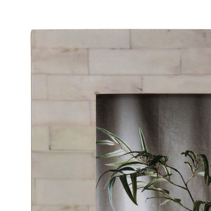 5"x7" Ivry Purple Flwer Frame