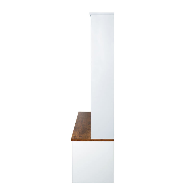 Merax Modern Hall Tree Entryway Storage Bench