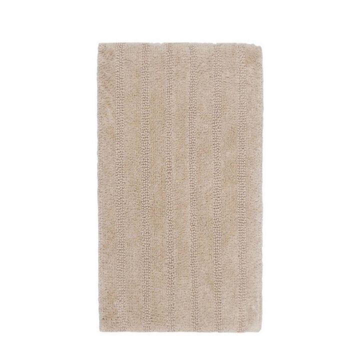 Knightsbridge Linear 220 GSF Reversible Bath Rug 24 x 40 - White