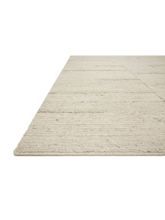 Rayan RAY01 Ivory 5'6" x 8'6" Rug