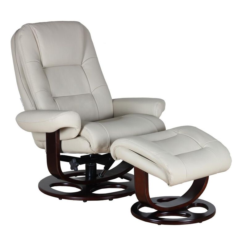 Barcalounger Jacque Swivel Pedestal Recliner w/Ottoman