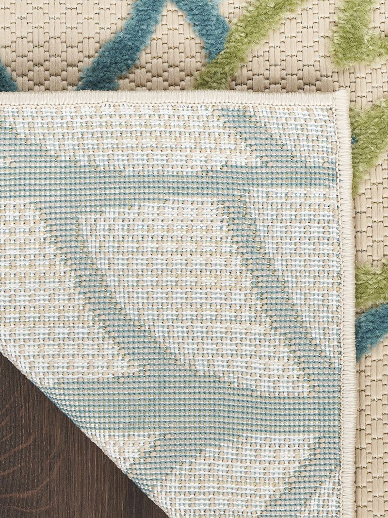 Aloha ALH05 Green/Multicolor 10' x 14' Rug