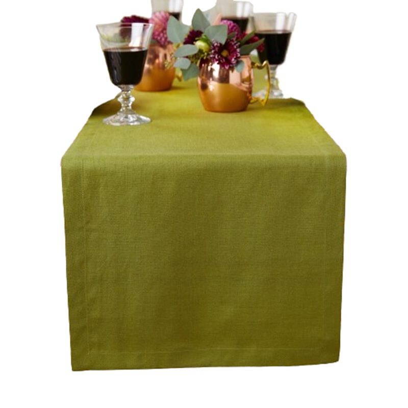 Solino Home 100% Pure Linen Table Runner | Fete for Valentine;s