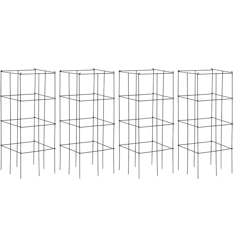 4 Pack Garden Trellis for Climbing Plants for Flower Vegetable