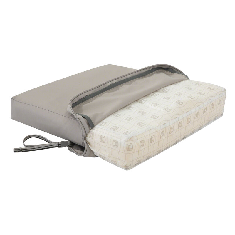 Classic Accessories Ravenna Seat Cushion, 21"W x 19"D x 3"Thick, Mushroom