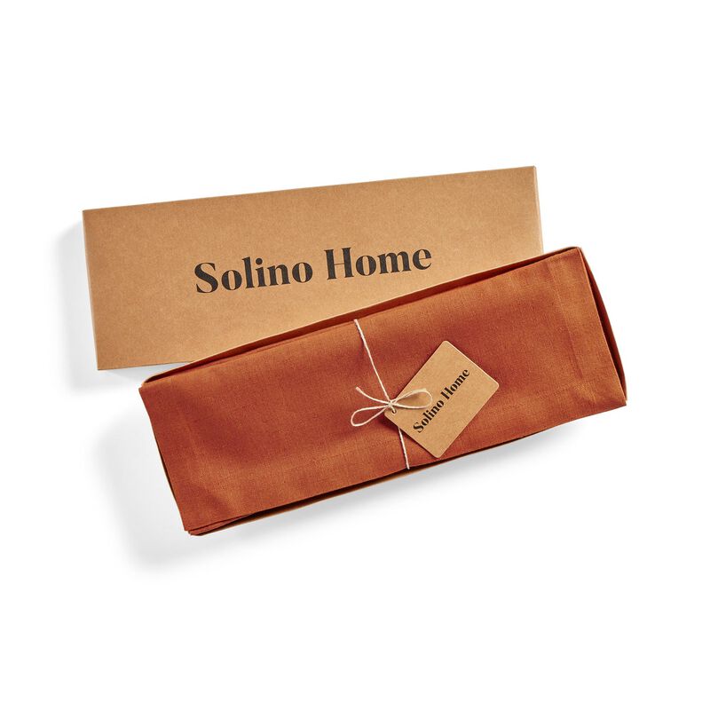 Solino Home 100% Pure Linen 14 x 19 Inch Placemats Set of 4 | Diana