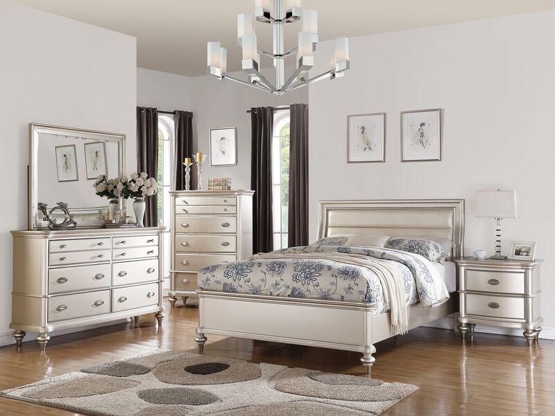 Streamdale Classic Elegant Nightstand, 2-Drawers Bedside Table