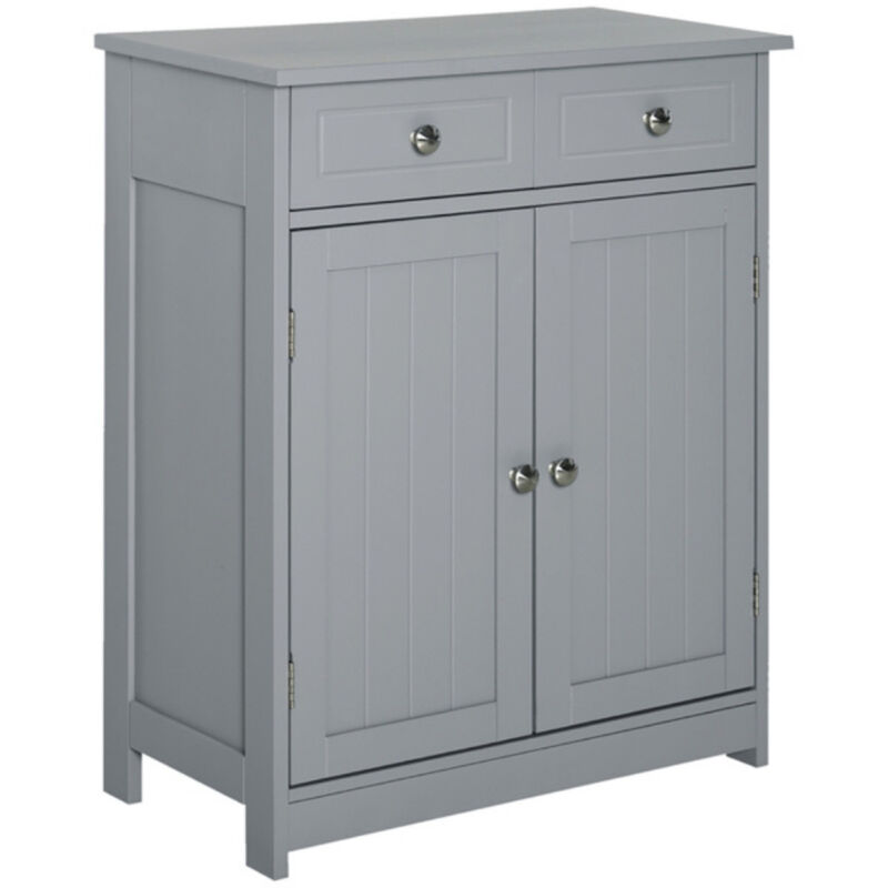 Bathroom Storage Cabinet with Shelves and Doors for Organized Space