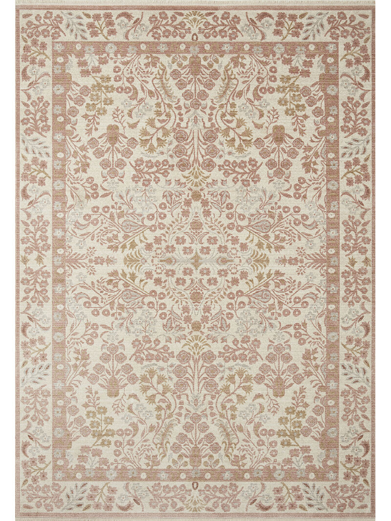 Holland HLD02 Blush 5'3" x 7'9" Rug by Rifle Paper Co.