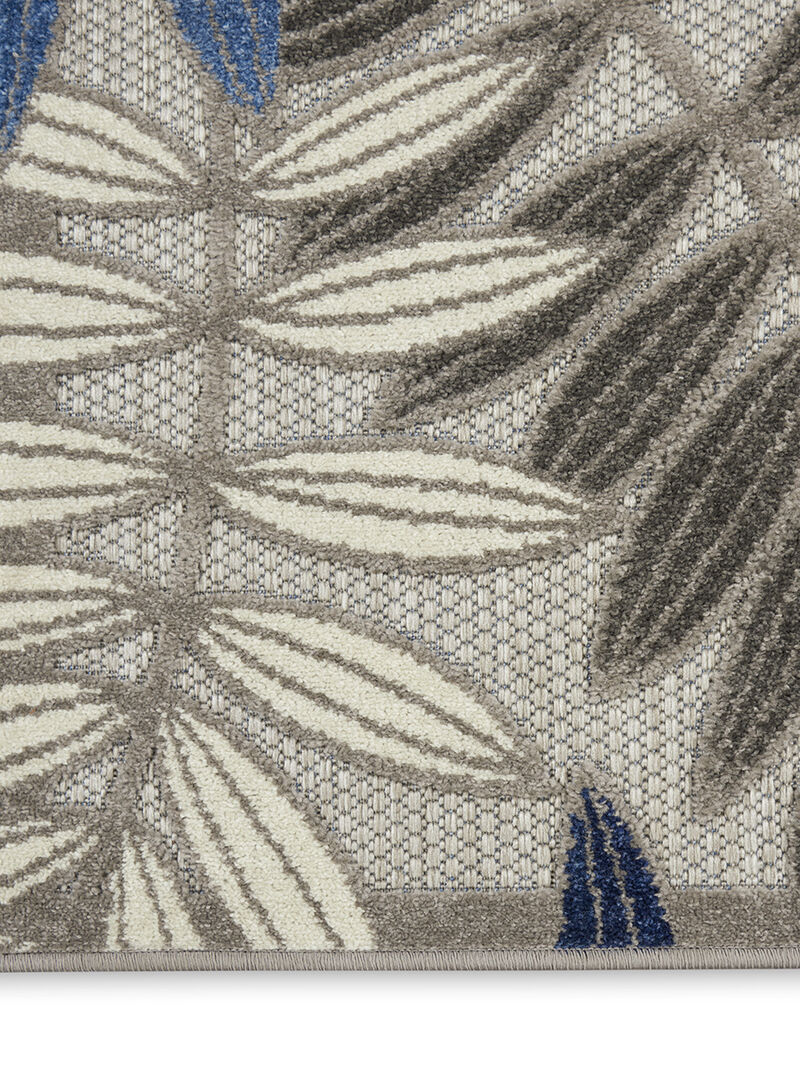 Aloha ALH18 Gray/Blue 3'6" x 5'6" Rug