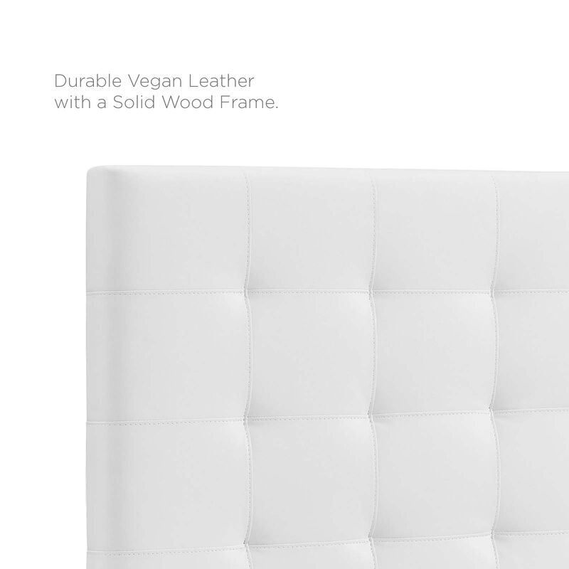 Modway - Paisley Tufted King and California King Upholstered Faux Leather Headboard