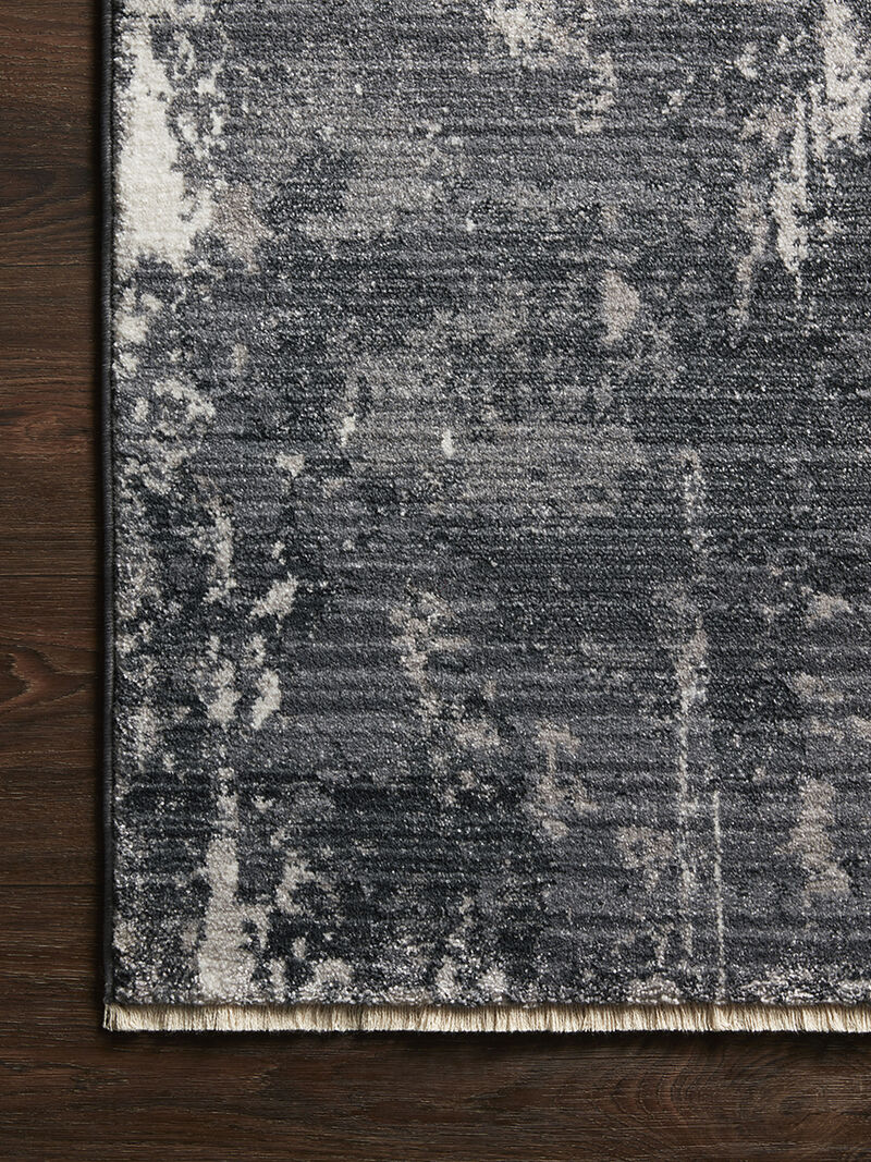 Samra SAM06 Charcoal/Silver 5'3" x 7'9" Rug