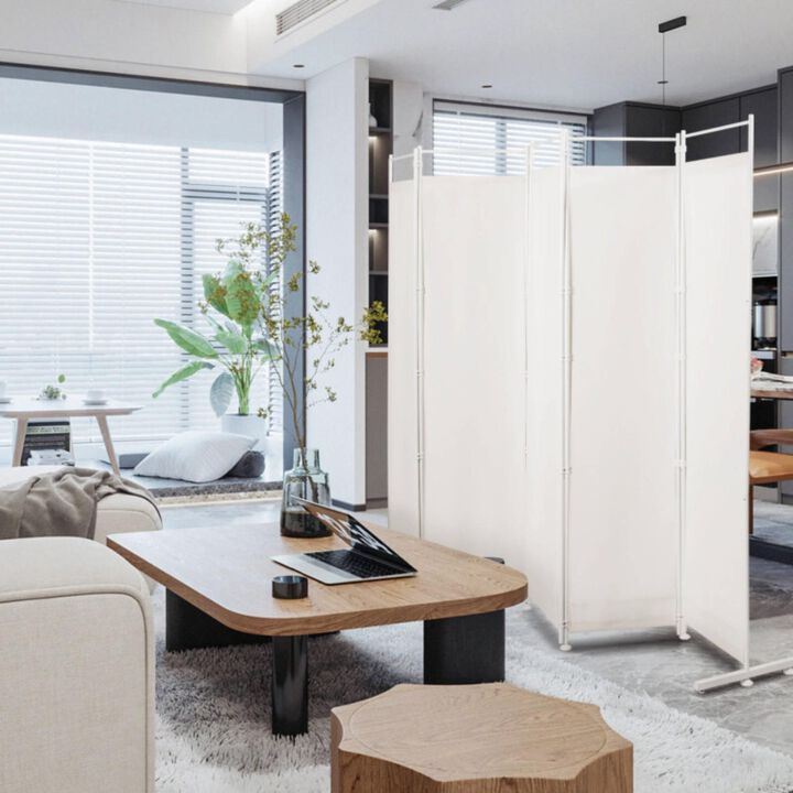 Hivvago 6-Panel Room Divider Folding Privacy Screen