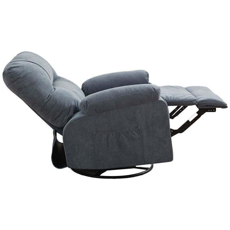 Merax 360 Degree Rotating Swing Single Sofa Chair Recliner