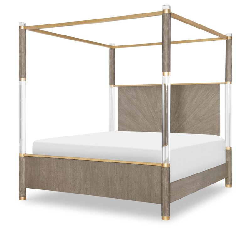 Miramar Canopy Bed w/Acrylic Post