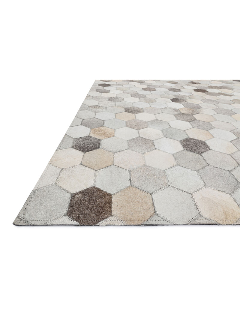Promenade PO02 Grey 3'6" x 5'6" Rug