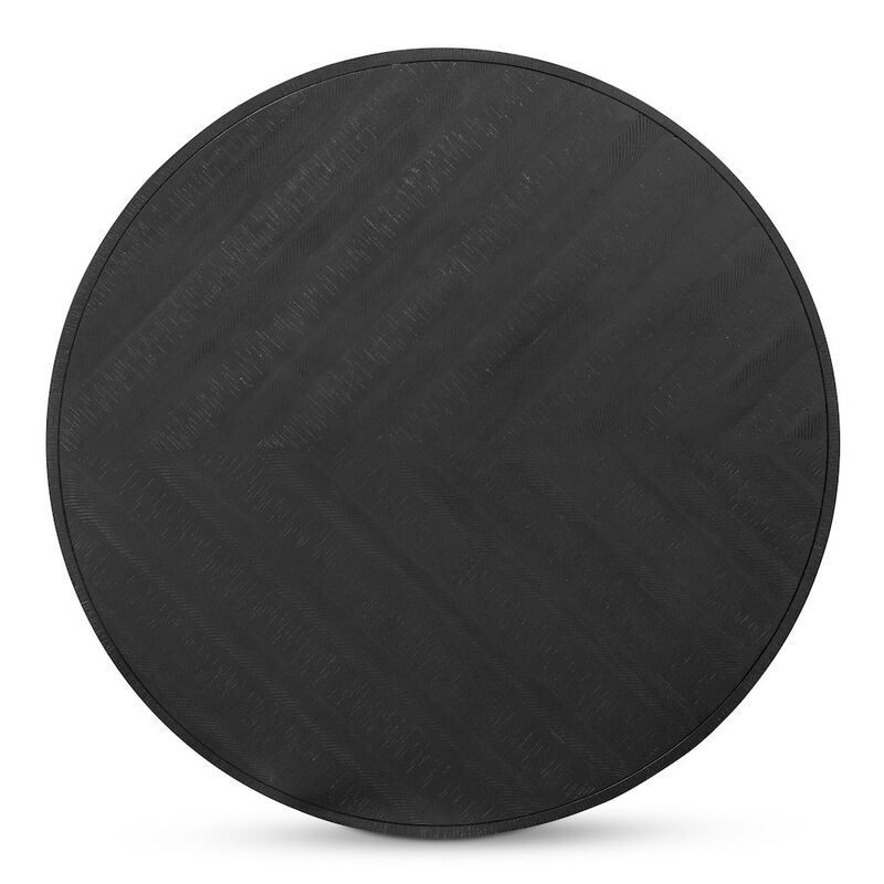 Moe's Parq Round Dining Table Black