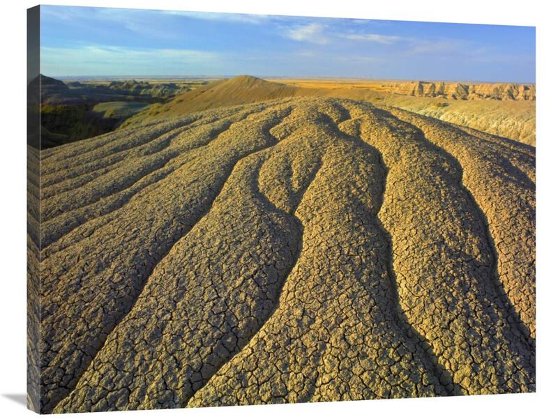 Badlands National Park, South Dakota-Canvas Art-35x28
