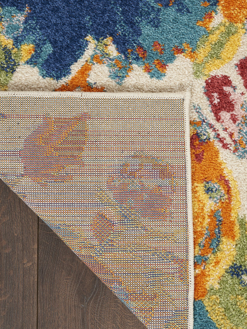 Allur ALR07 Ivory/Multicolor 4' x 6' Rug