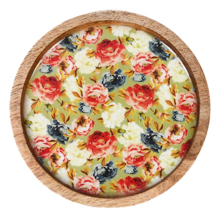 Floral Harmony Costers ( Set of 4 Pcs )