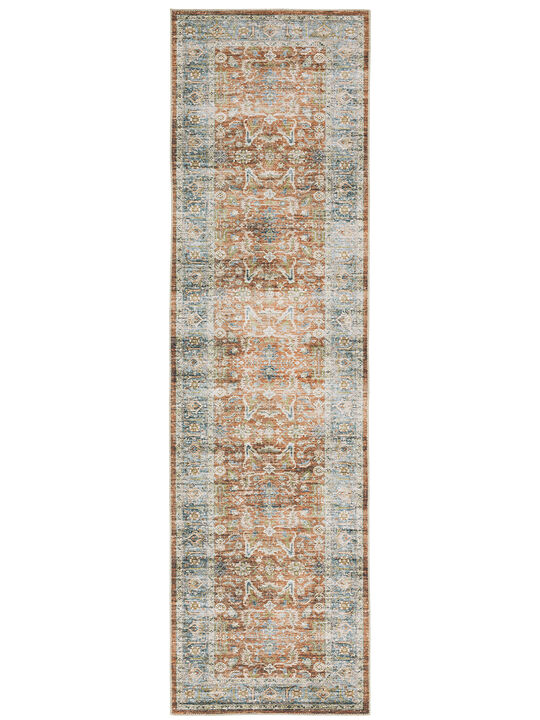 Charleston 2' x 8' Rust Rug