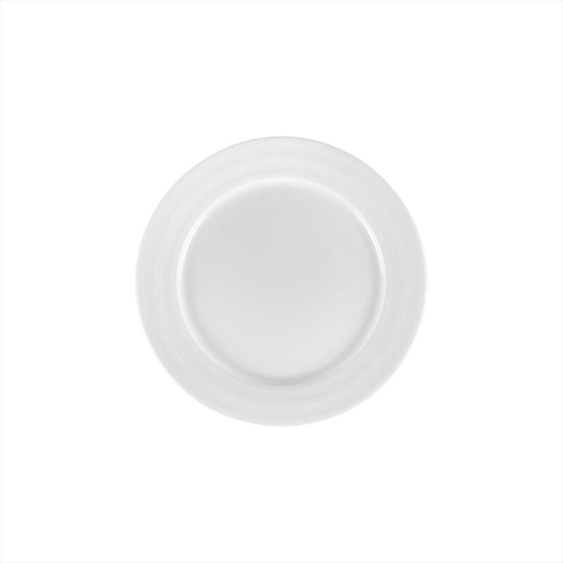 Porcelain Lizbon dia.9.25" Round White Porcelain Plate (Set of 4)