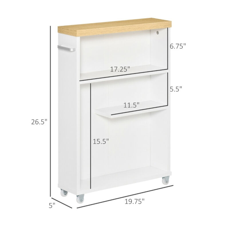 Multi-Purpose Paper Cabinet Space-Saving Side Table & Bathroom Corner Storage