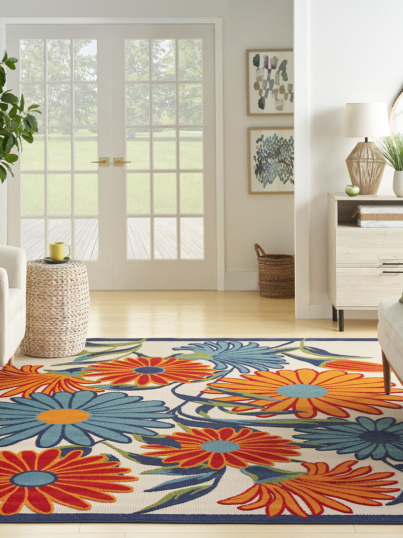 Aloha ALH33 Multicolor 3'6" x 5'6" Rug