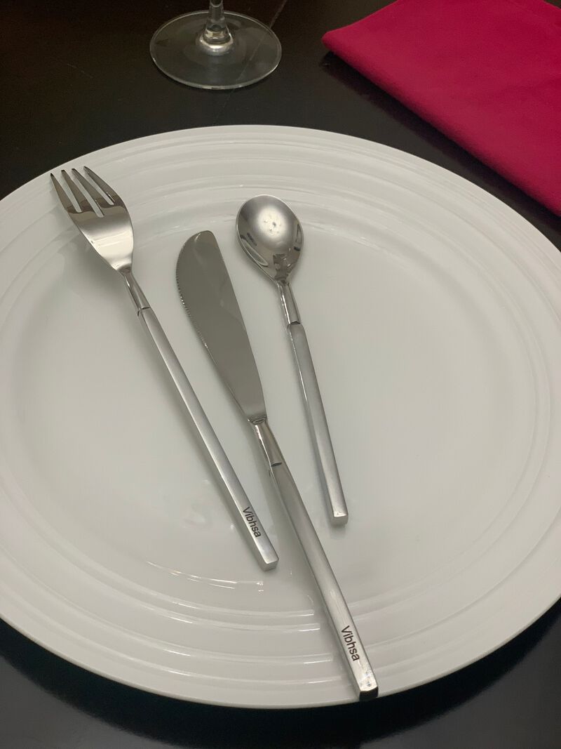 Modern 36-PC Flatware Set (Dinner Knife, Dinner Fork, Dessert Spoon)