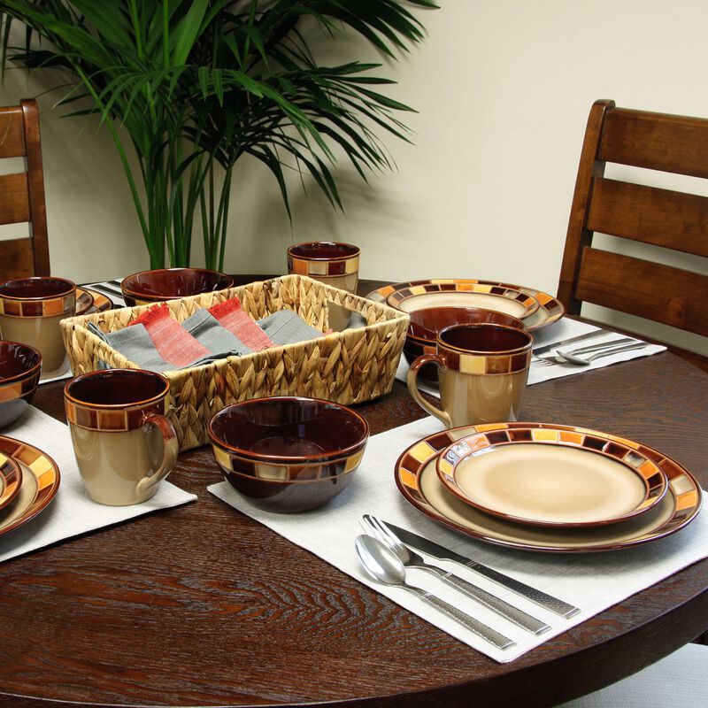 Gibson Elite Casa Estebana 16 pc Dinnerware Set