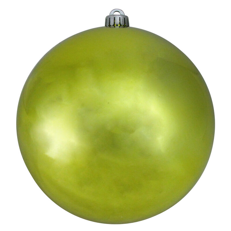 Shiny Kiwi Green Shatterproof Christmas Ball Ornament 8" (200mm)