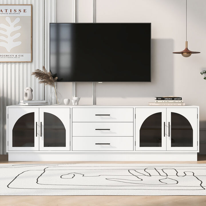 Merax Entertainment Center Media Console TV Stand
