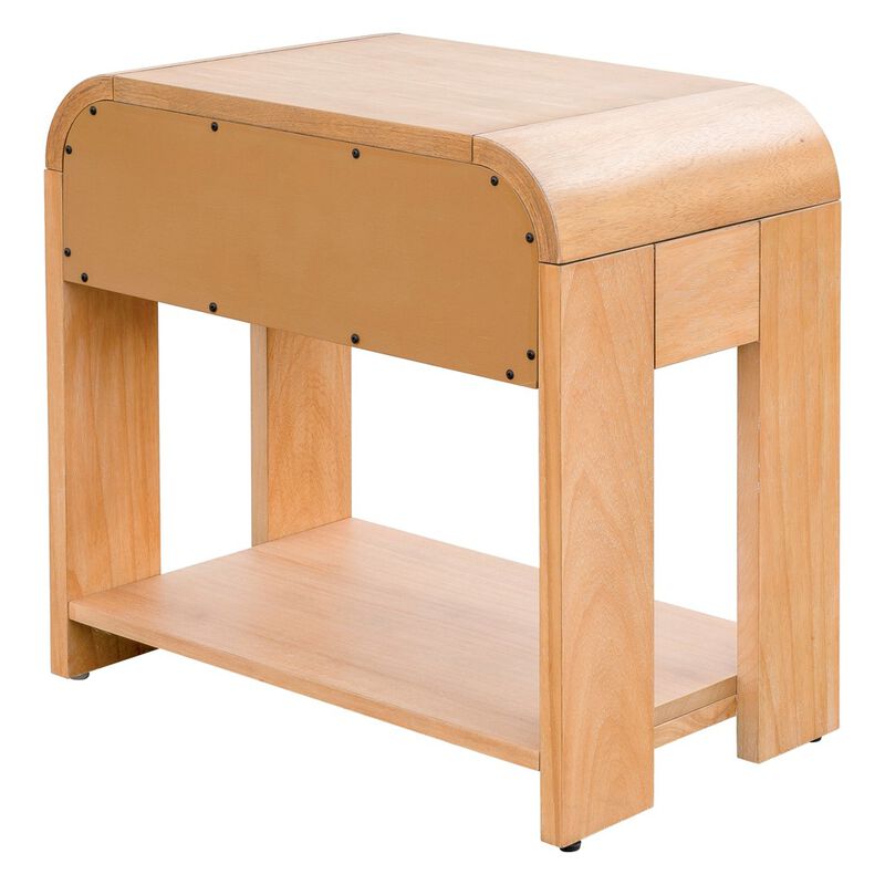 Gracie Mills Modern One Drawer Winddall Nightstand