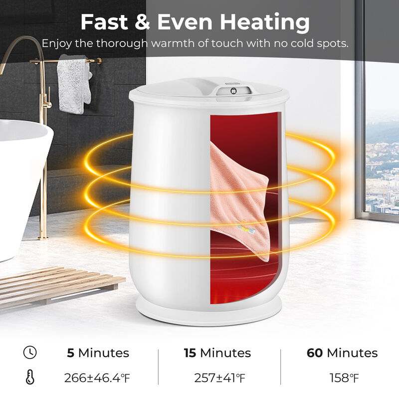 Towel Warmer Bucket with Auto Shut Off for Bathroom