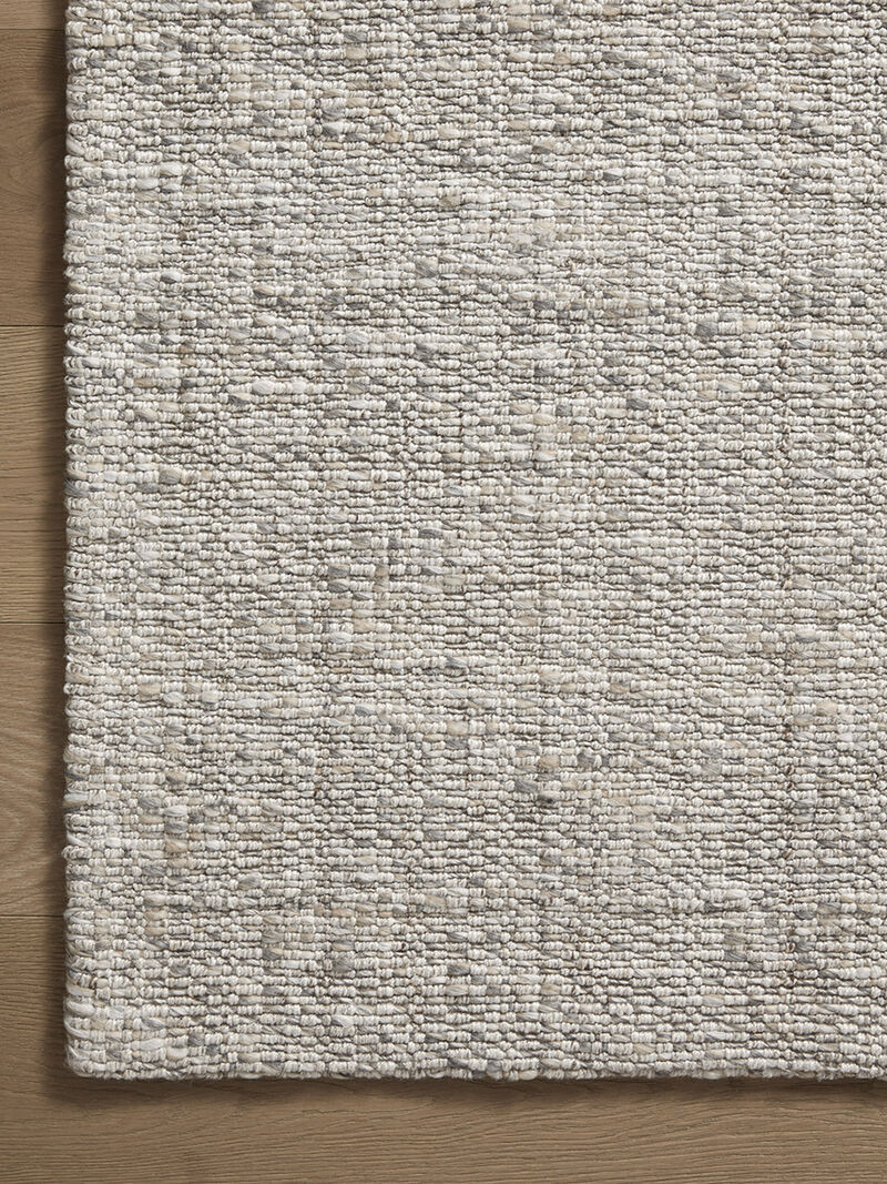 Pippa PIP-01 Silver 7''9" x 9''9" Rug by Magnolia Home By Joanna Gaines