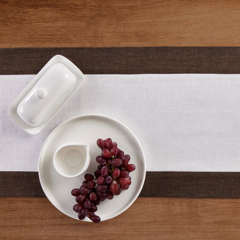 Solino Home 100% Pure Linen Table Runner | Contempo