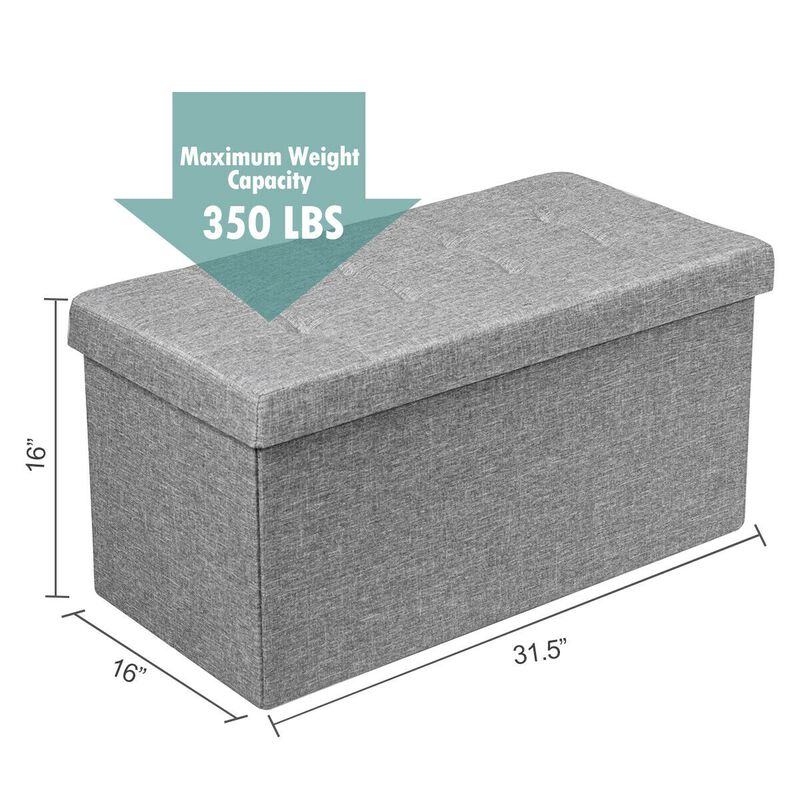 Fabric Foldable Storage with Removable Storage Bin