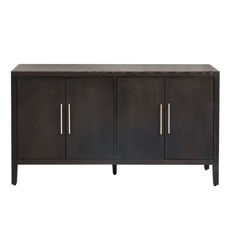 Merax Retro Storage Cabinet Sideboard with Adjustable Shelves