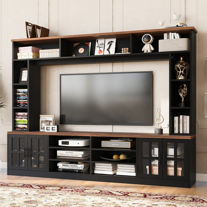 Merax Wall Unit Entertainment Center TV Stand